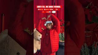 ARIANA GRANDE  SANTA TELL ME DANCE TUTORIAL SPED UP 2023 VERSION shortdance short [upl. by Absalom]