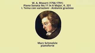 Mozart  Piano Sonata No 11 in A major K 331  I Tema con variazioni [upl. by Ange]