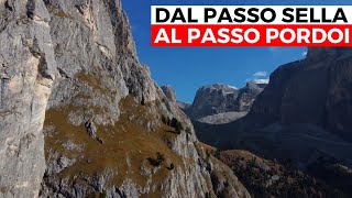 Dal Passo Sella al Passo Pordoi [upl. by Sokin460]