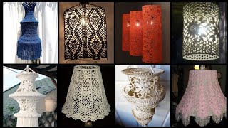 Fantastic amp gorgeous Outclass crochet handknitted lampshade design ideas [upl. by Mclaughlin]