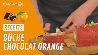 Recette de la Buche Chocolat Orange par le meilleur pâtissier ELECLERC 2017  ELECLERC [upl. by Kinsley]