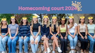 Cedar Crest Homecoming Court Interviews 2024 [upl. by Rowan355]