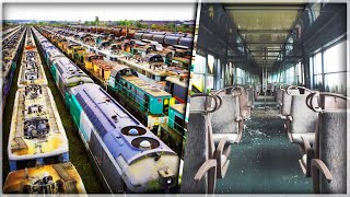 URBEX  ON VISITE UN IMMENSE CIMETIERE DE TRAINS ABANDONNÉS [upl. by Madge]