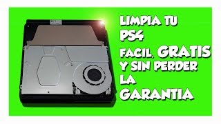 ✔️Como limpiar la PS4 y hacer mantenimiento GRATIS PS4 slim SIN PERDER GARANTIA ESPAÑOL 1080pHD [upl. by Alyakem]