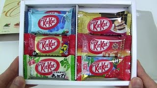 Japanese Candy amp Snacks 239 KitKat Eastern Japan Assorted [upl. by Tressia611]