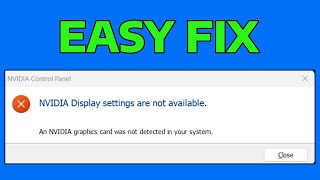 How To Fix Graphics Card Not Detected in Windows 11 [upl. by Grory223]