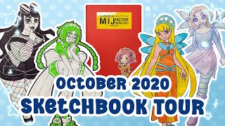 Sketchbook Tour  October 2020 [upl. by Pesek655]