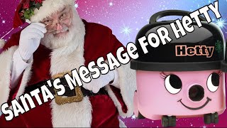 PNP Santa Message to HETTY THE HOOVER  Is Hetty the Hoover Getting a Christmas Presents this Year [upl. by Hulbert]