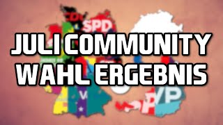 COMMUNITY WAHL  JULI 2021  ERGEBNIS [upl. by Sturges]