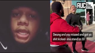 Yella Beezy Responds After Whyte Crip Runs Down On Him In Parking Lot [upl. by Weld204]