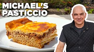 Michael Symons Pasticcio  Symon Dinners Cooking Out  Food Network [upl. by Ocirnor953]