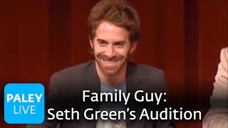 Family Guy  Seth Greens Audition [upl. by Portuna]