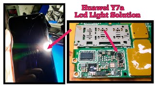 Huawei Y7a lcd Light solutionhuawei backlight Solution 2021all phone repair [upl. by Gean237]