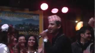 Ramchandra Kafle Dhaulagiri Hawa Chalio Siriri very popular songs  Part 5 Germany [upl. by Ardnaz]