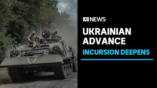 Putin undermined as Ukrainian forces gain ground in incursion into Russia  ABC News [upl. by Devland354]