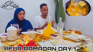 AFUR WANAAGSAN ROUTINE KII RAMADANKA DAY 1 [upl. by Eizeerb765]