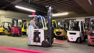 2017 Unicarriers SCX40N 4000lbs Used Electric Forklift  U0711 [upl. by Saxe62]