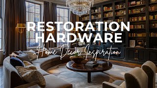 Creating RESTORATION HARDWARE Aesthetics In Modern Homes  Interior Design Inspiration [upl. by Nnyloj257]