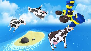 We Rescue the Secret Cow in Wobbly Life Multiplayer [upl. by Aryek]