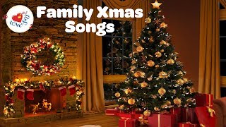 Family Christmas Songs Playlist By The Fireplace 🔥 [upl. by Ylime]