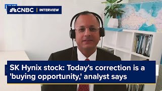 SK Hynix stock Todays correction is a buying opportunity analyst says [upl. by Clemence906]