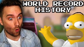 Atrioc Reacts To The History of The Simpsons Hit amp Run World Records [upl. by Uis]