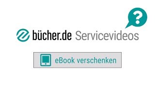 bücherde Servicevideos  eBook verschenken [upl. by Aseel]