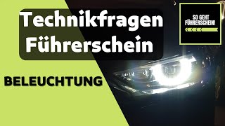 Technik in der Führerscheinprüfung  Licht  Führerschein [upl. by Hatcher]