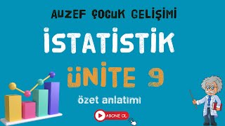 AUZEF İstatistik  Ünite 9  Nispi Dağılma Ölçüleri [upl. by Santoro827]