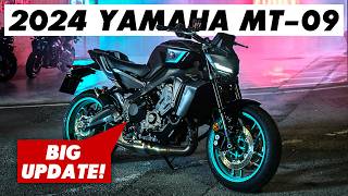 New 2024 Yamaha MT09 Announced Styling Tech amp Chassis Updates [upl. by Yemorej]