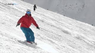 Learn snowboarding  Drift turn with upunweighting [upl. by Allehcim]