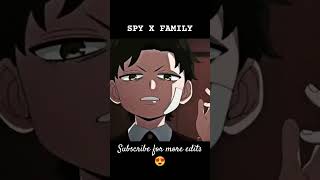 Spy x family 😍 song viraledits anyaforger animeedit anime viralshorts [upl. by Llerrah431]