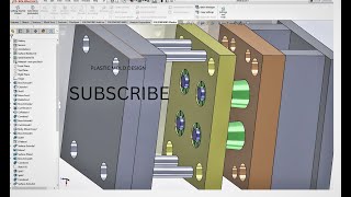 DESIGN PLASTIC MOLD IN SOLIDWORKS [upl. by Moureaux]