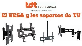 Qué es el VESA y los tipos de Soporte de TV  TDTprofesional [upl. by Esiocnarf]