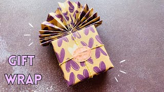 Easy amp Quick Gift Wrapping  DIY Gift Packing Idea  Christmas Fancy Gift Wrap giftwrap [upl. by Maher149]