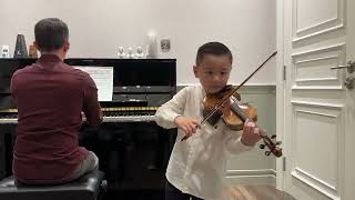 Seitz concerto No 1 in D major 1st movement performed by Liam Ian Gunawan [upl. by Atteyek32]