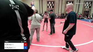 92 Lbs Final  Kamdyn Borrero Bad Karma Wrestling Club Vs Kavin Muyleart American Dream Wrestlin [upl. by Redleh]