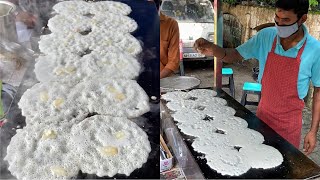 Superfast Loni Sponge Dosa of Nagpur 13Rs only😱😱 अपनी तरह का अलग ही ड़ोसा🤩🤩 Indian Street Food [upl. by Alliuqet]