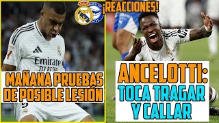 ANCELOTTI PREFIERE CALLAR Y TRAGAR CON LAS AMARILLAS POR PROTESTAR Y ‘EXPLICA EL PAPELÓN DE VALLEJO [upl. by Tnerual]