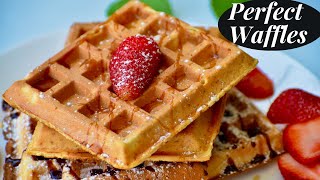 How to Make Perfect Waffles  Waffles Recipe  Kids Special  Veenascurryworld [upl. by Flem]