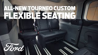 Der brandneue Tourneo Custom  Flexible Sitze  Ford Austria [upl. by Yeniar]