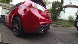 COBB Tuning Gen 2 Mazdaspeed 3 CatBack Exhaust Cold Start [upl. by Mallissa153]