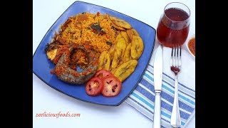 HOW TO MAKE NIGERIAN NATIVE JOLLOF RICE  NATIVE RICE  CONCOCTION RICE  ZEELICIOUS FOODS [upl. by Votaw]