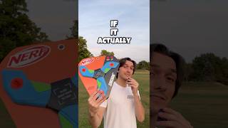 Throwing The Jankiest Nerf Boomerang Ever 🪃😵‍💫 boomerang funny nerf boomerangs [upl. by Dilks905]