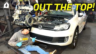 MK6 GTI ENGINE REPLACEMENT  20T TSI [upl. by Joan457]