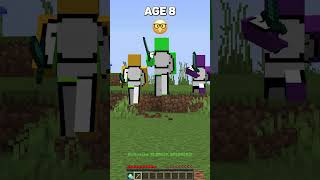 How To Escape Traps at Every Age in Minecraft shorts meme memes [upl. by Walburga731]