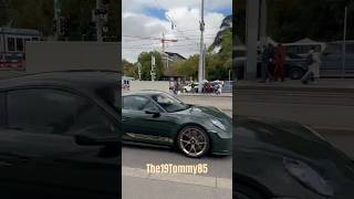 Green Porsche 992 GT3 Touring with Bronze Wheels porsche shorts automobile rich youtubeshorts [upl. by Kandy]