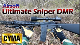 Ultimate Airsoft Sniper DMR  HPA CYMA SR25 [upl. by Innus]