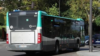 Bus 351 RATP Bus Cab Ride toute la ligne Roissypole NationTrône en Mercedes Benz Citaro C2 RATP [upl. by Enomrej]