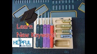 121 How To Learn New Keyways To Successfully Pick Locks Kwikset Schlage Yale American [upl. by Binnings378]